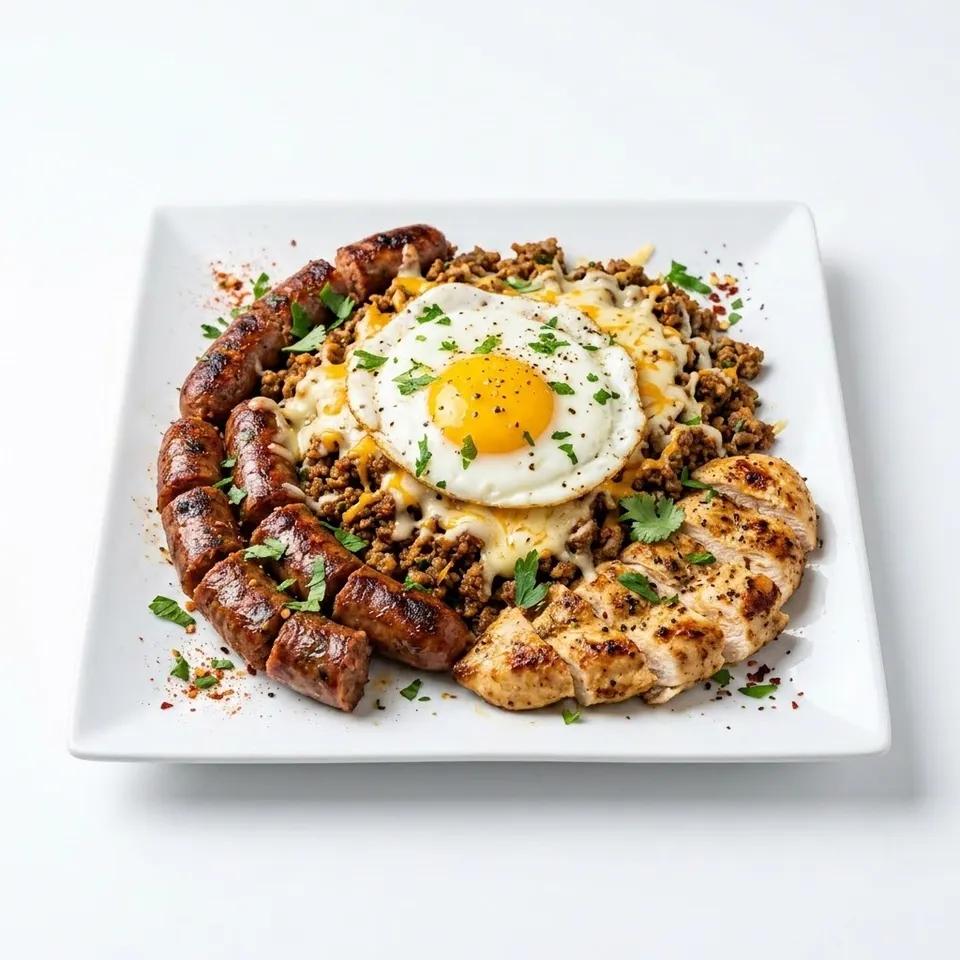 Plat Merguez VH Escalope Fromages Å’uf