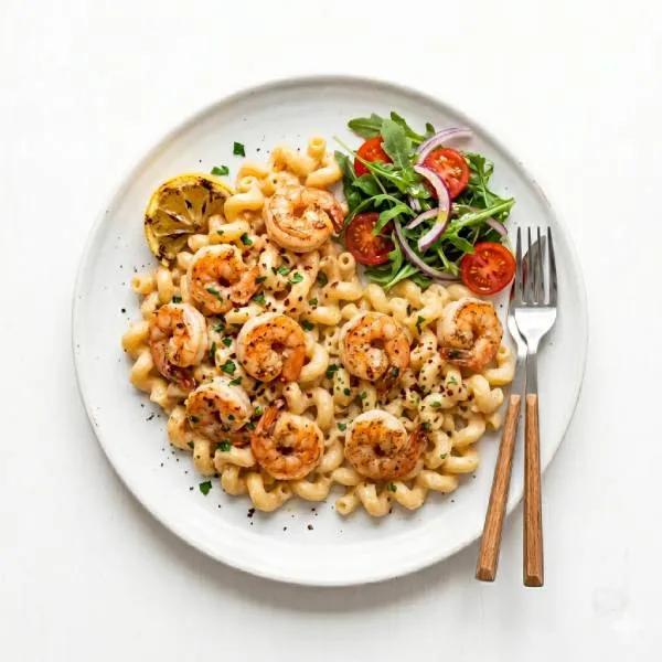 Macaroni aux Crevettes