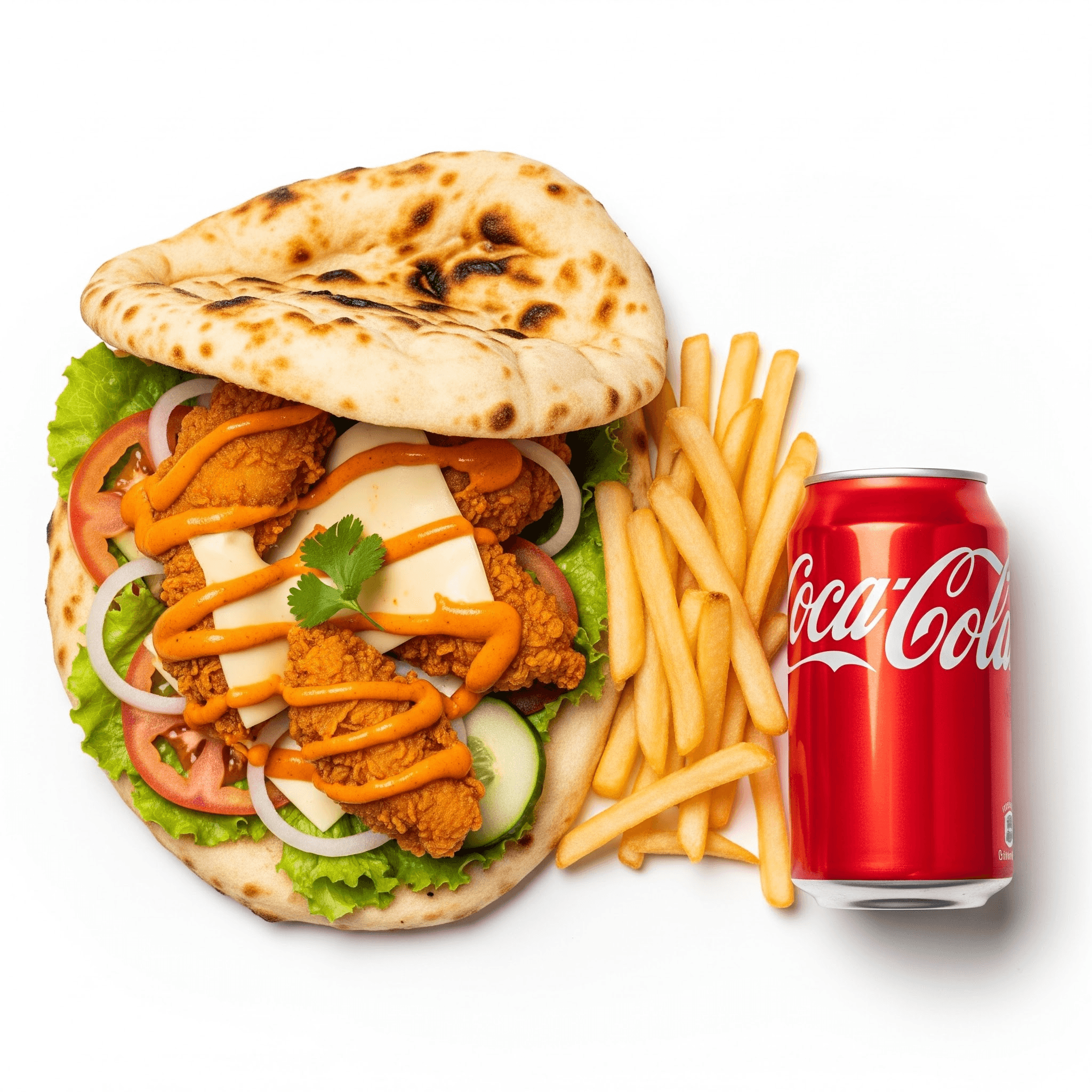 Naan  Chili Crispy Chicken