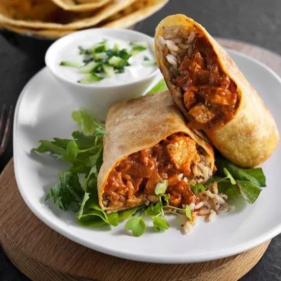 Fries Chicken Burrito
