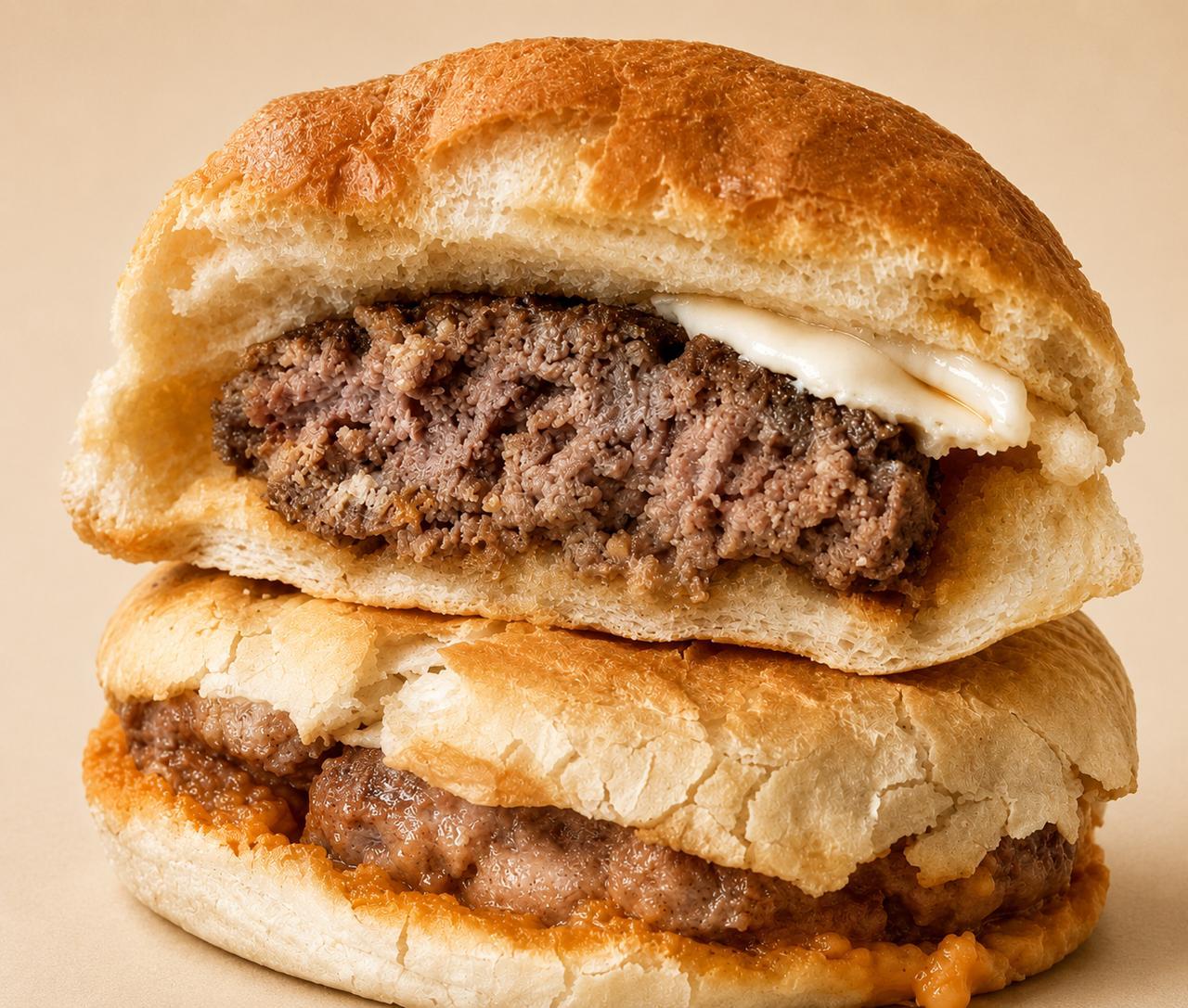 Sandwich viande hachée (épices chwaya)