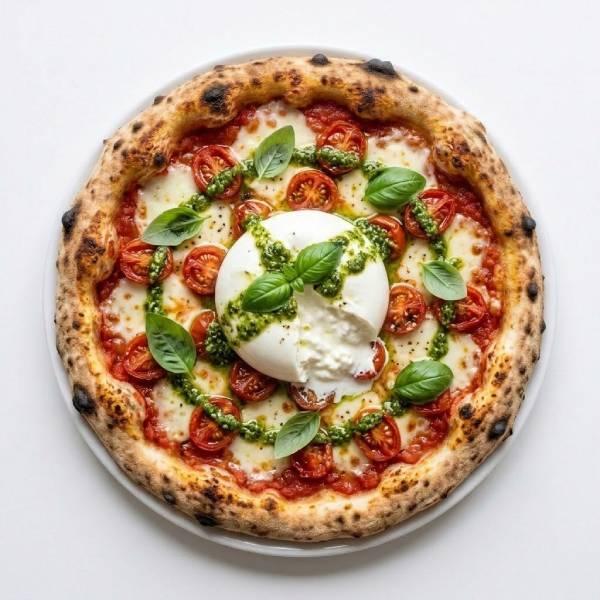 Pizza Burrata Pesto