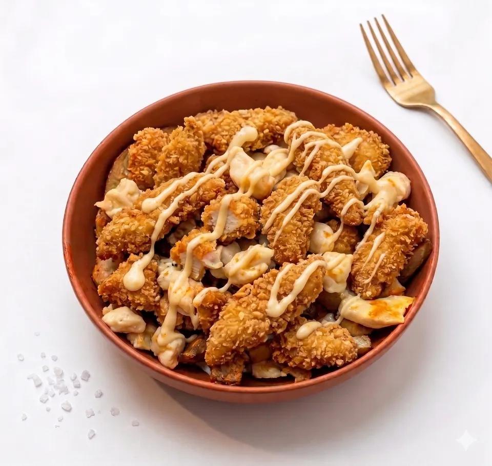 Paned Chicken Poutine