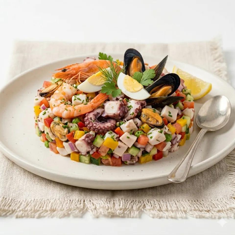 Salade aux fruits de mer "Salpicon de Marisco"