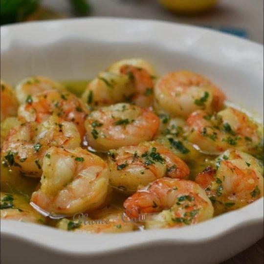 Mkila crevettes Ã  l'ail