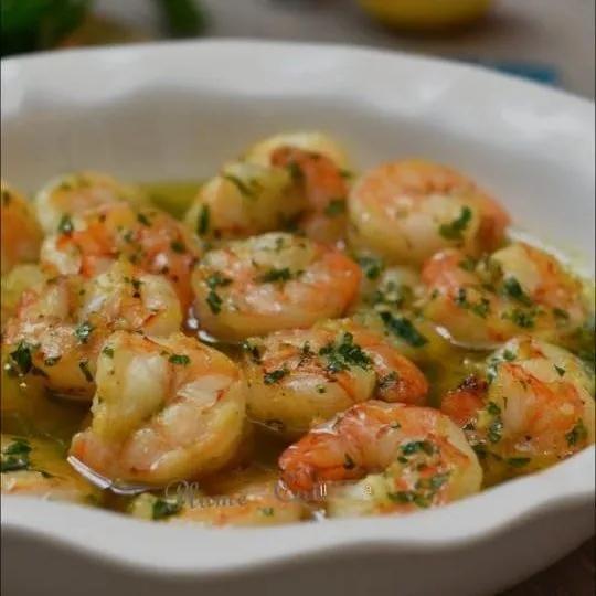 Mkila crevettes Ã  l'ail