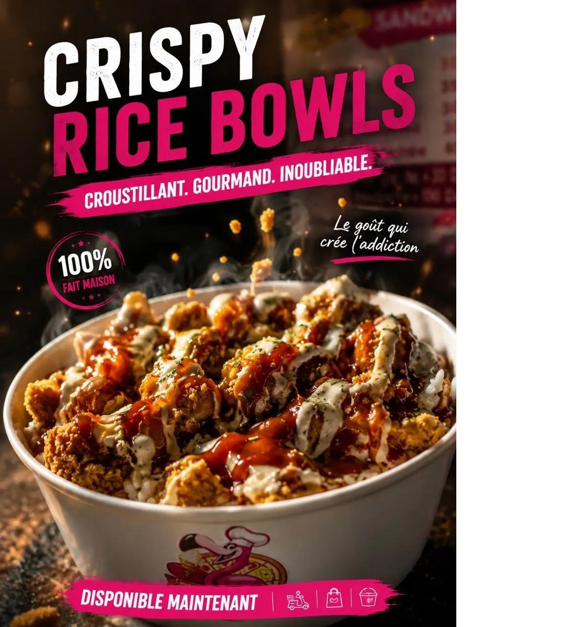 Crispy rice bowls