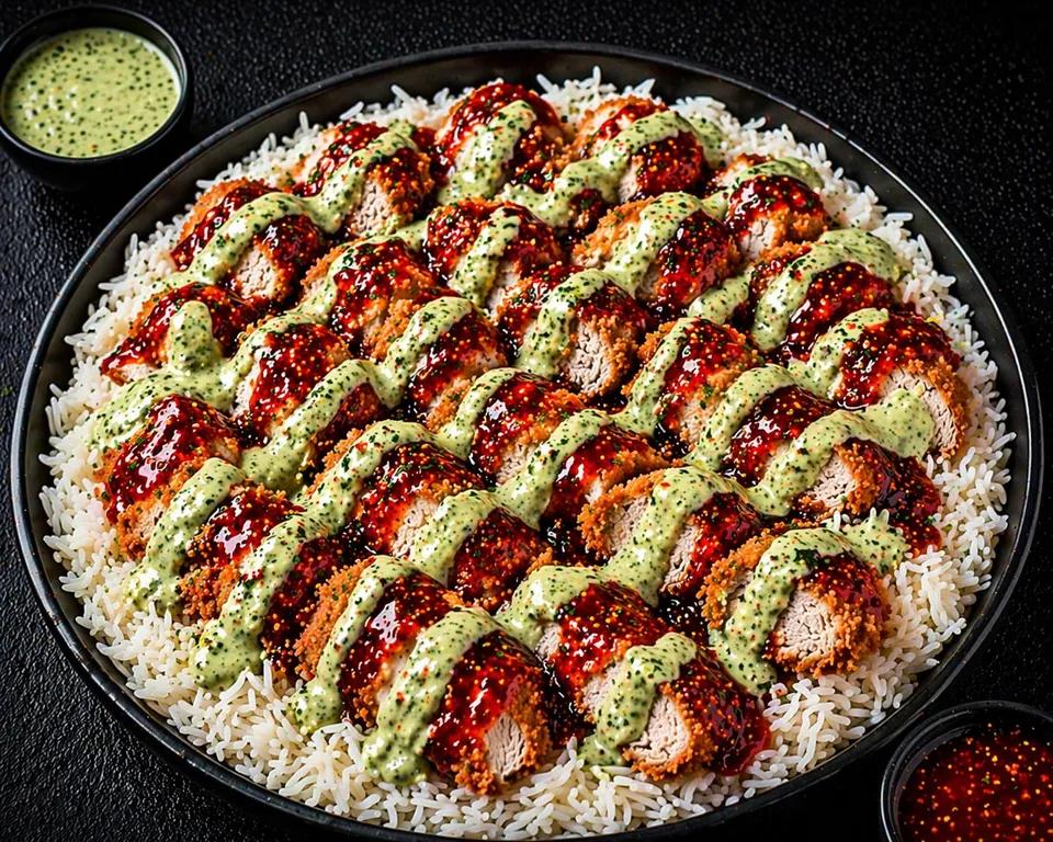 Riz Krousty Sauce Verte