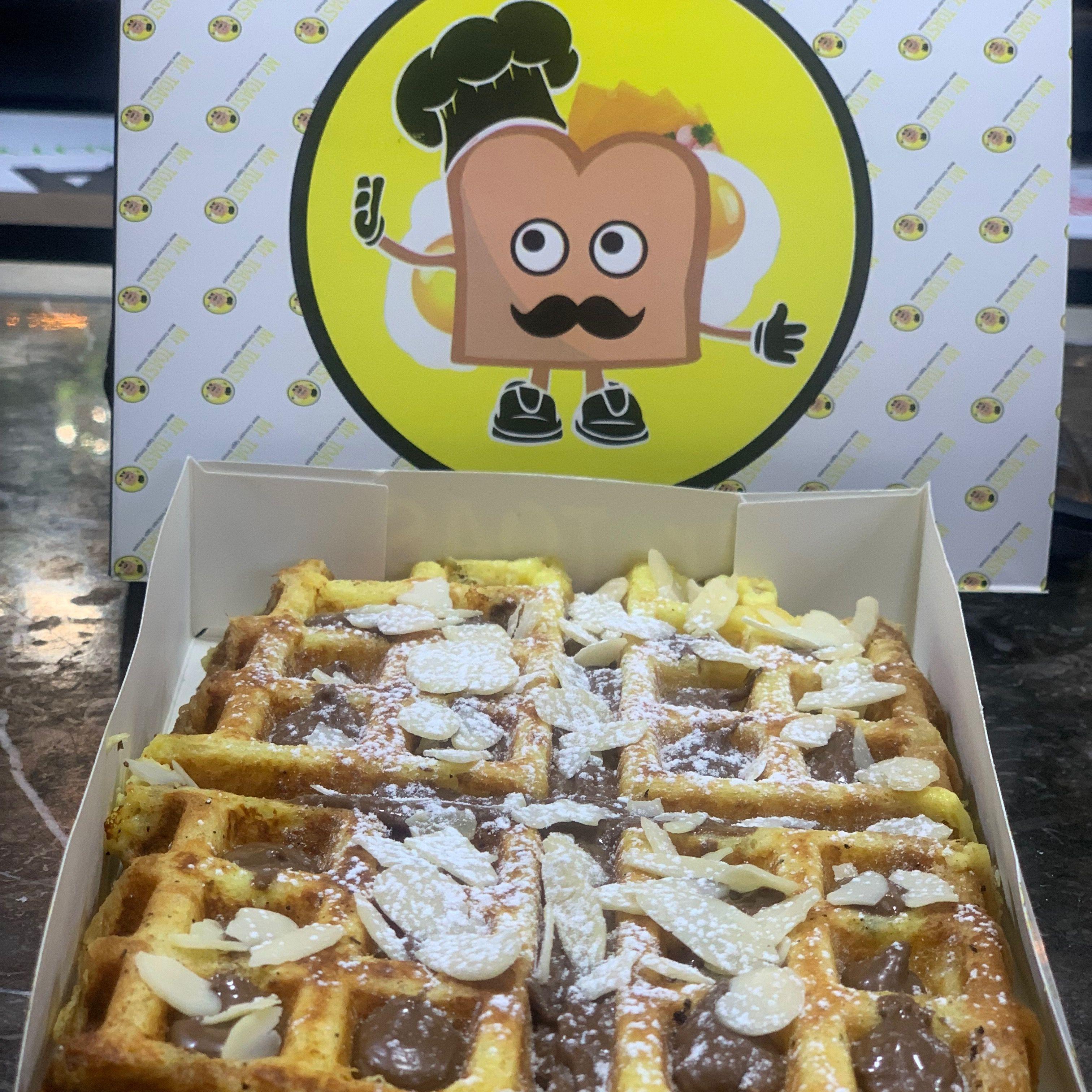 Waffle Nutella Amandes