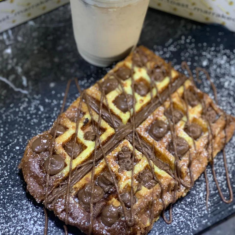 Waffle Nutella Banane