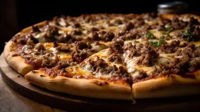 Pizza viande