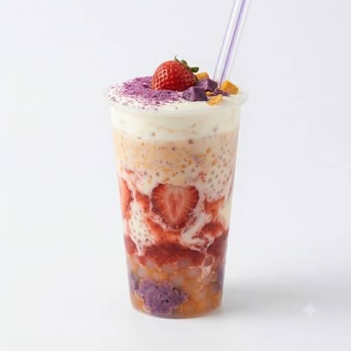 ThÃ© Au Lait De Patate Douce Ã€ La Fraise