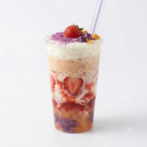 ThÃ© Au Lait De Patate Douce Ã€ La Fraise