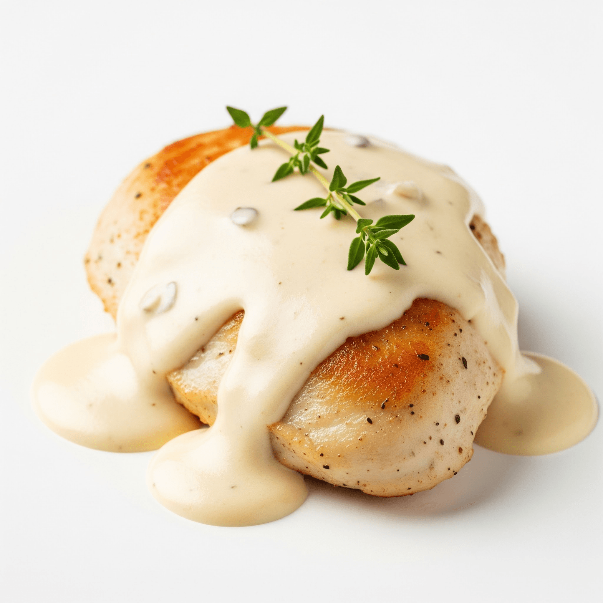 Escalope de poulet à la crème