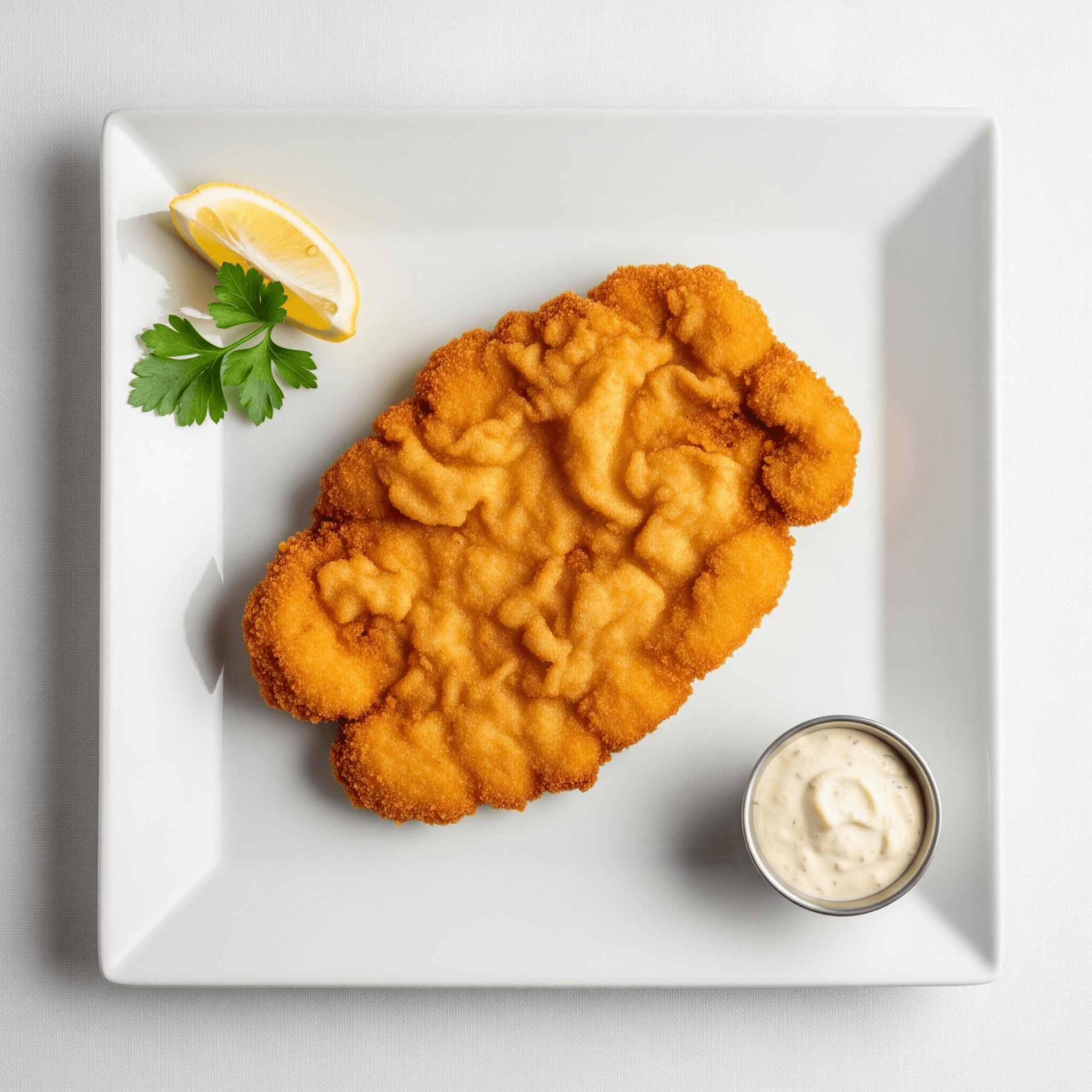 Escalope de poulet panée
