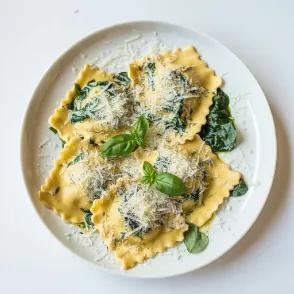 Ravioli Ricotta E Spinaci