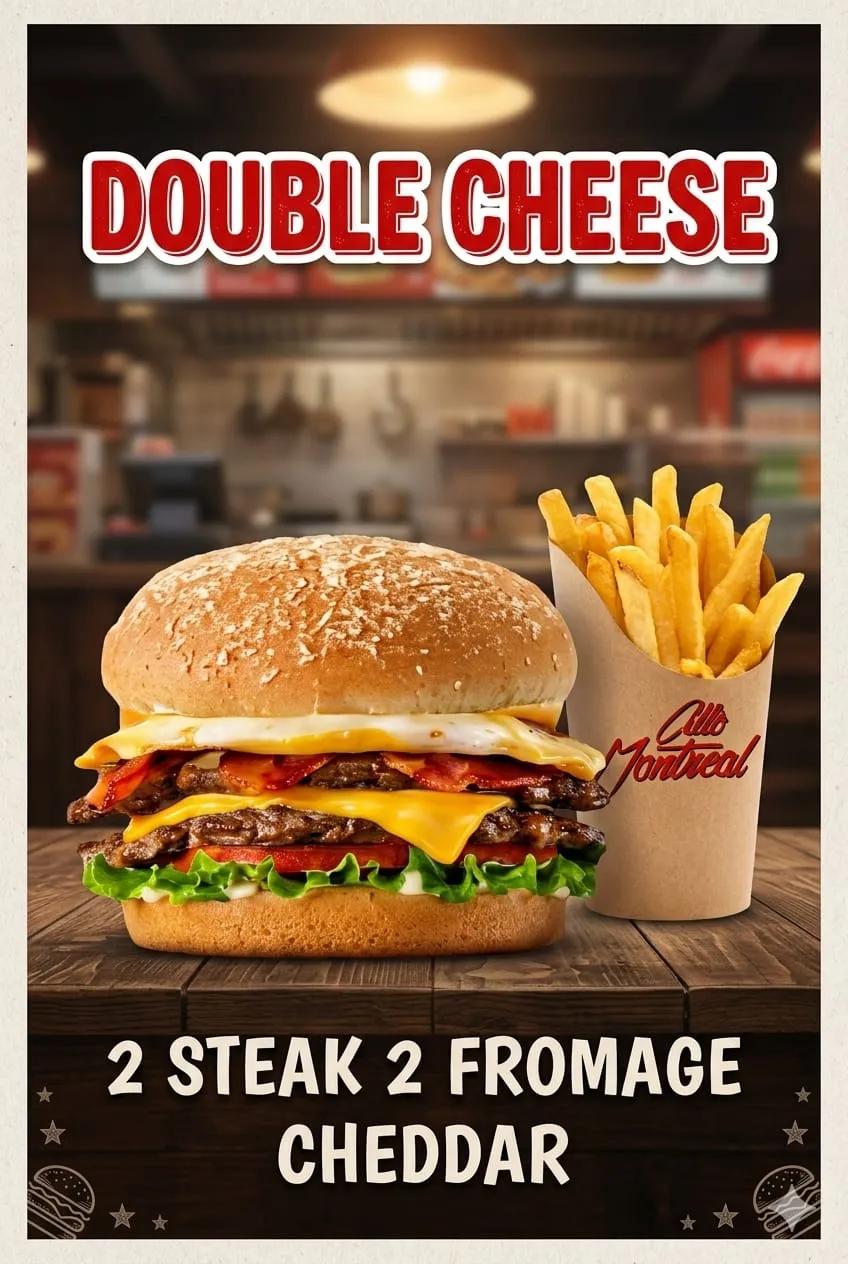 Burger Double Cheese