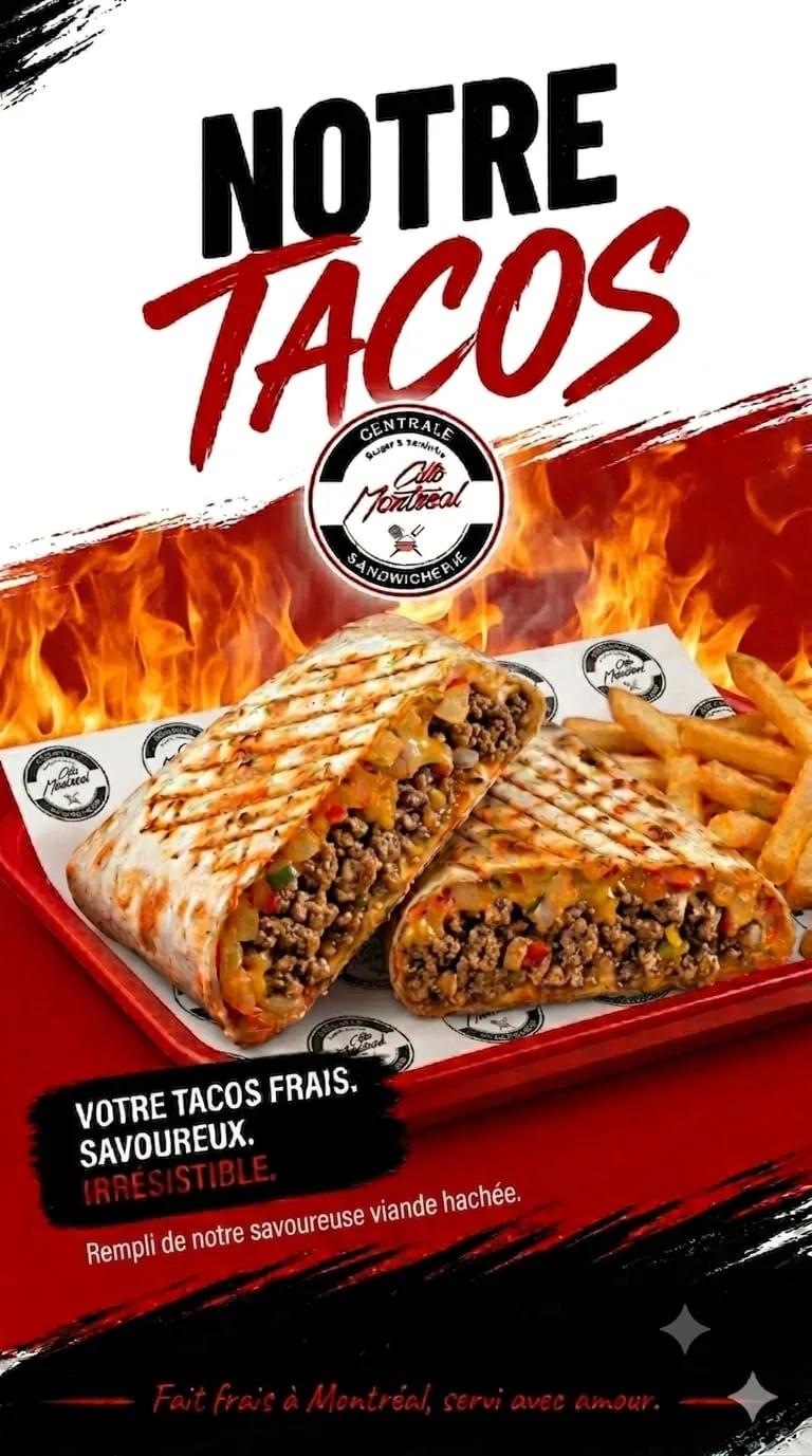 Tacos Viande Hachée M