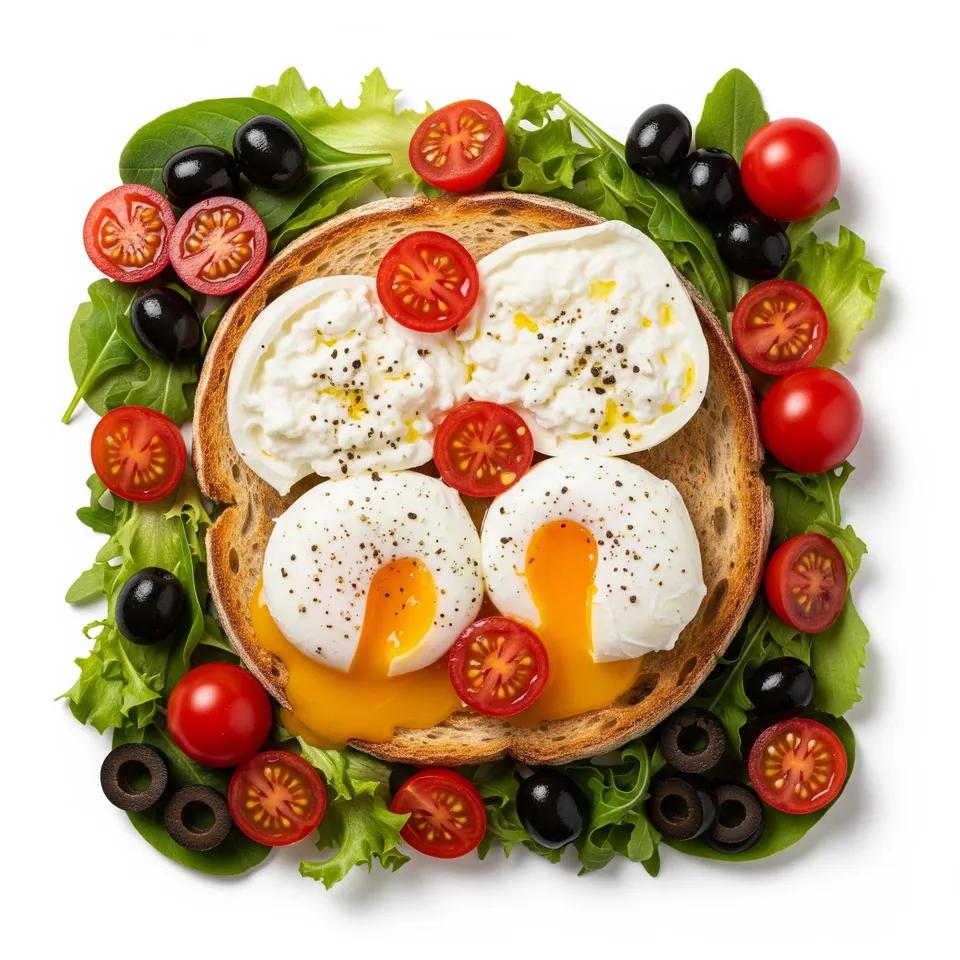 Poched Egg Burrata