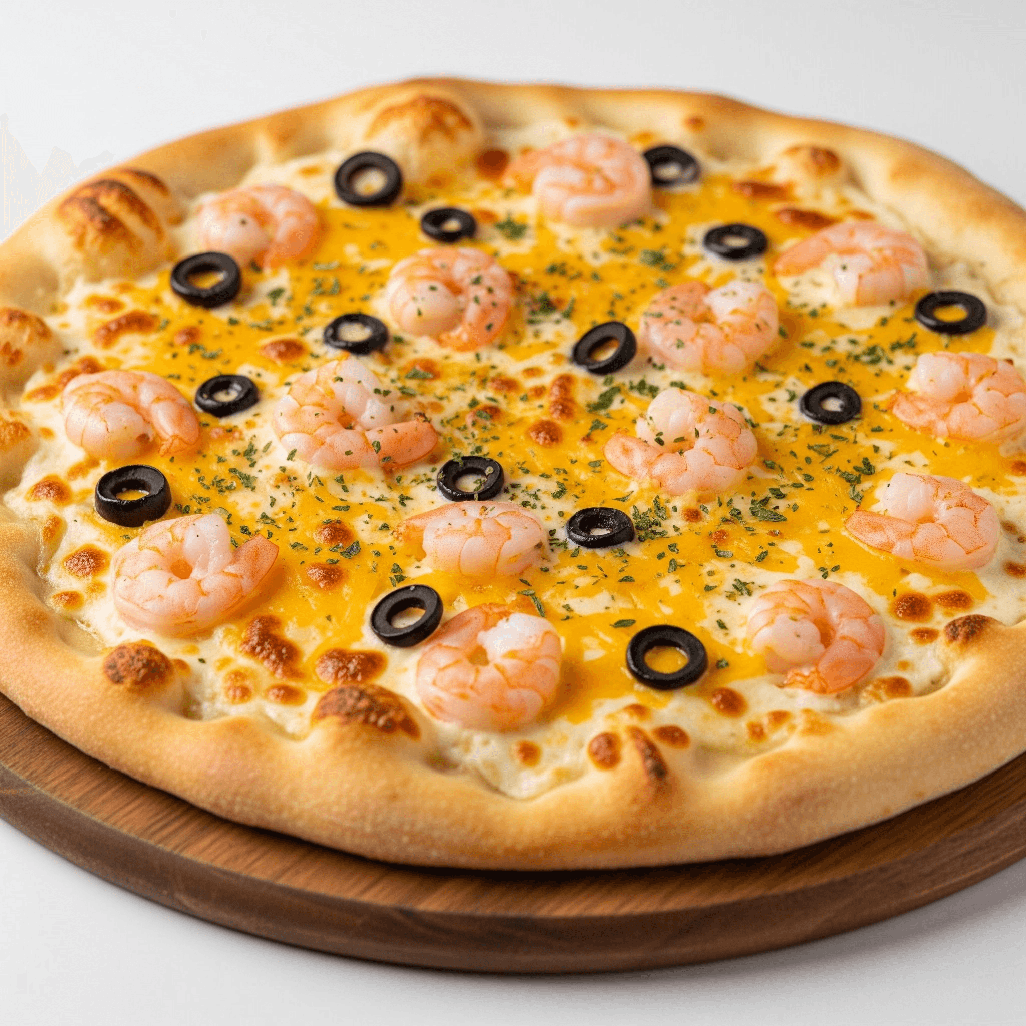 Pizza Crevette Sauce Blanche XXL