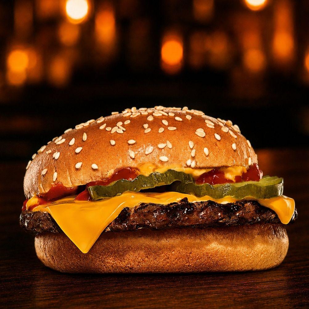 Cheese Burger + Frites