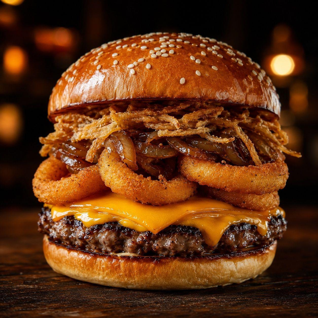 Rings Burger + Frites