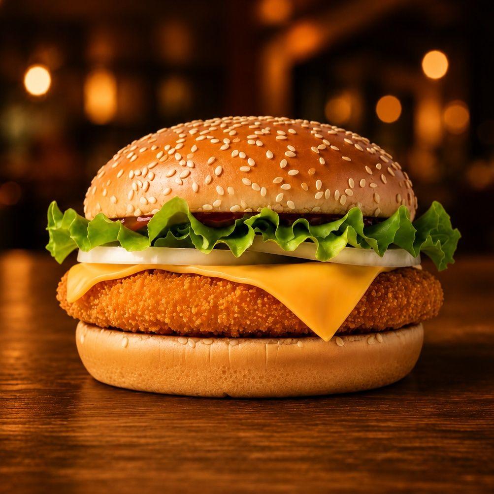 Chicken Burger + Frites