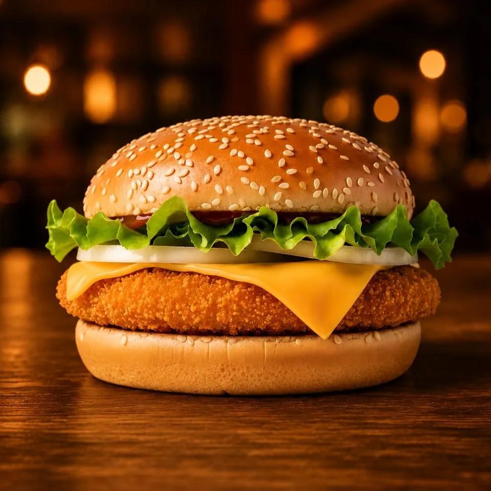 Chicken Burger + Frites