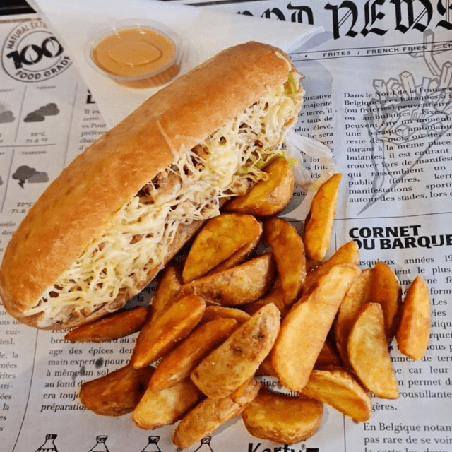 Sandwich Poulet + Frites
