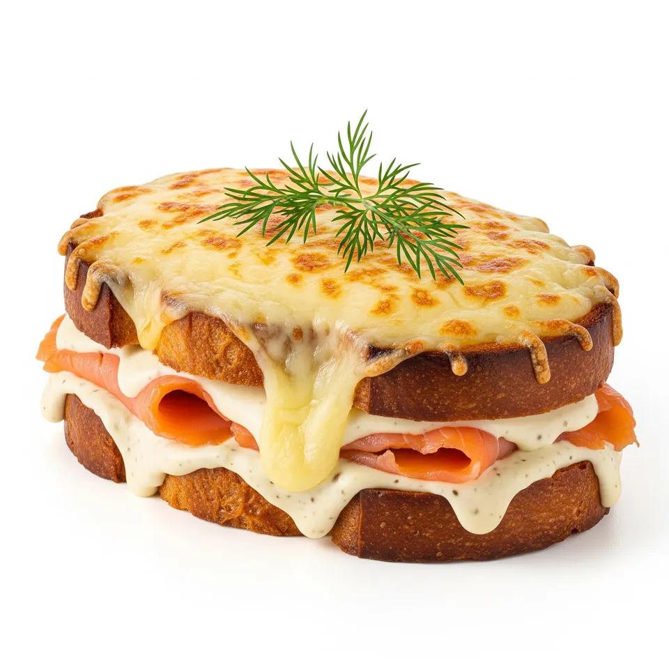 Croque monsieur Saumon