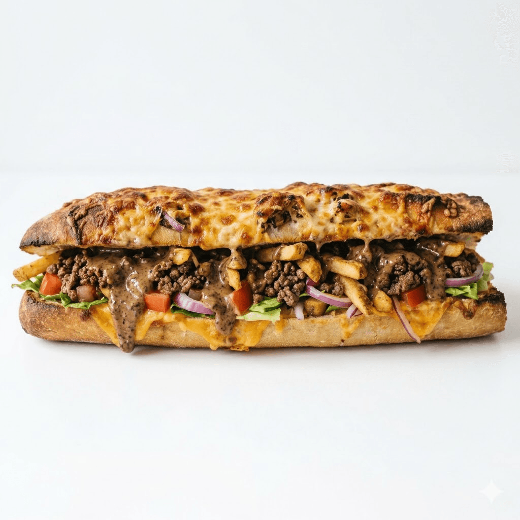 Baguette Farcie Viande Hachée