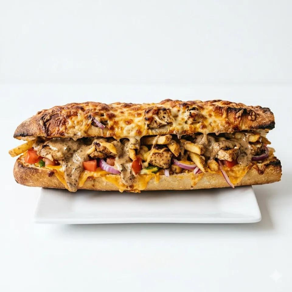 Baguette Farcie Au Poulet
