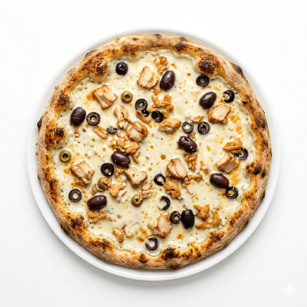 Pizza Poulet Fumé Semi Sauce Blanche