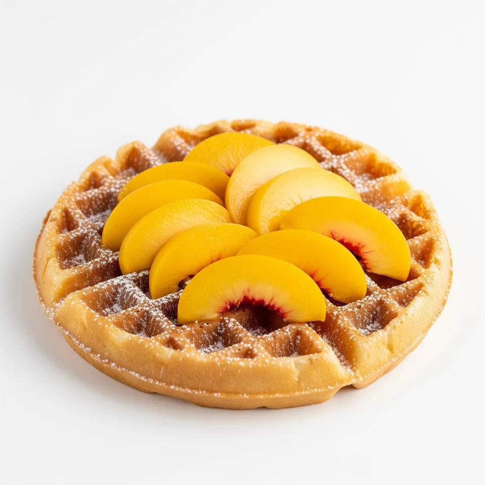 Gaufre Pêche Nutella