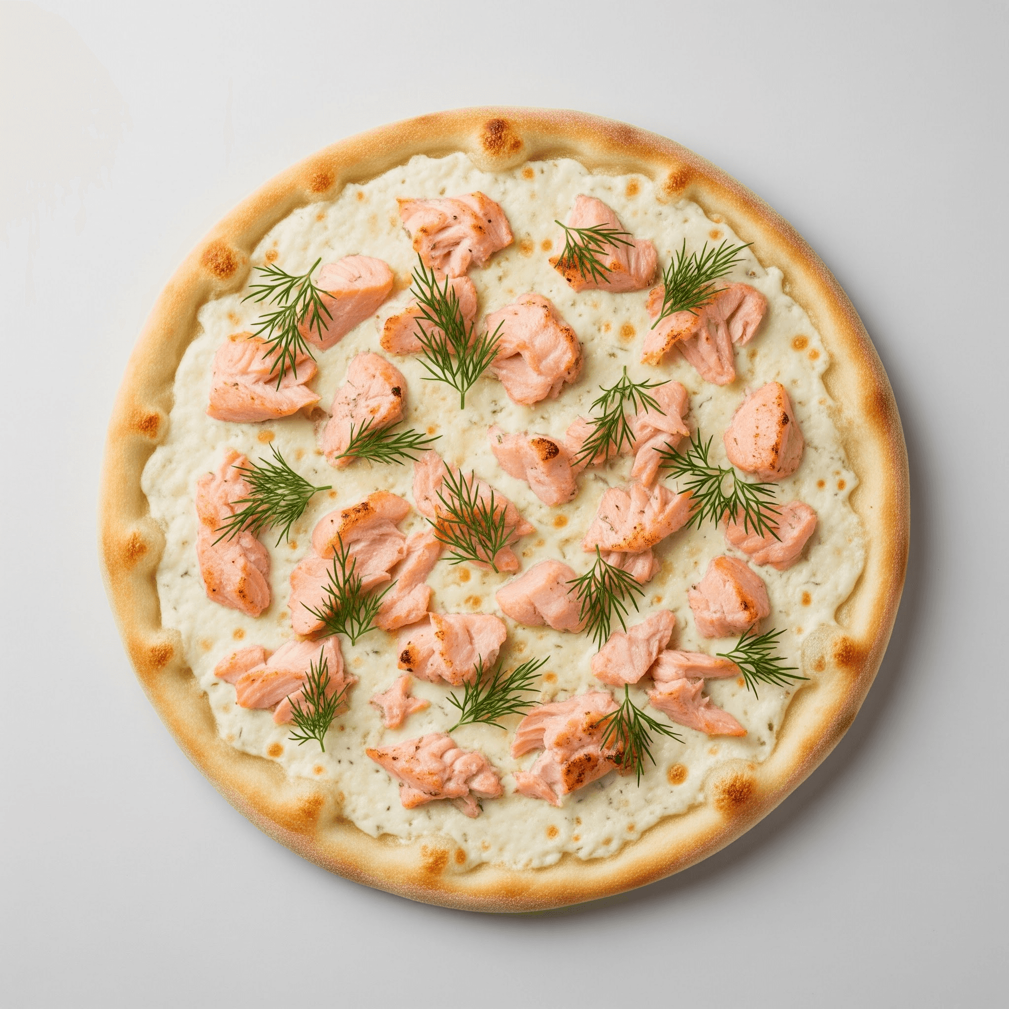 Pizza Saumon Simple Sauce Blanche