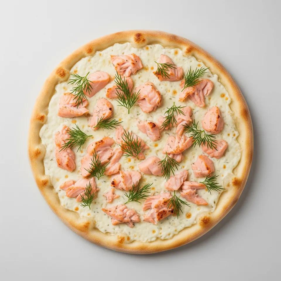 Pizza Saumon Simple Sauce Blanche