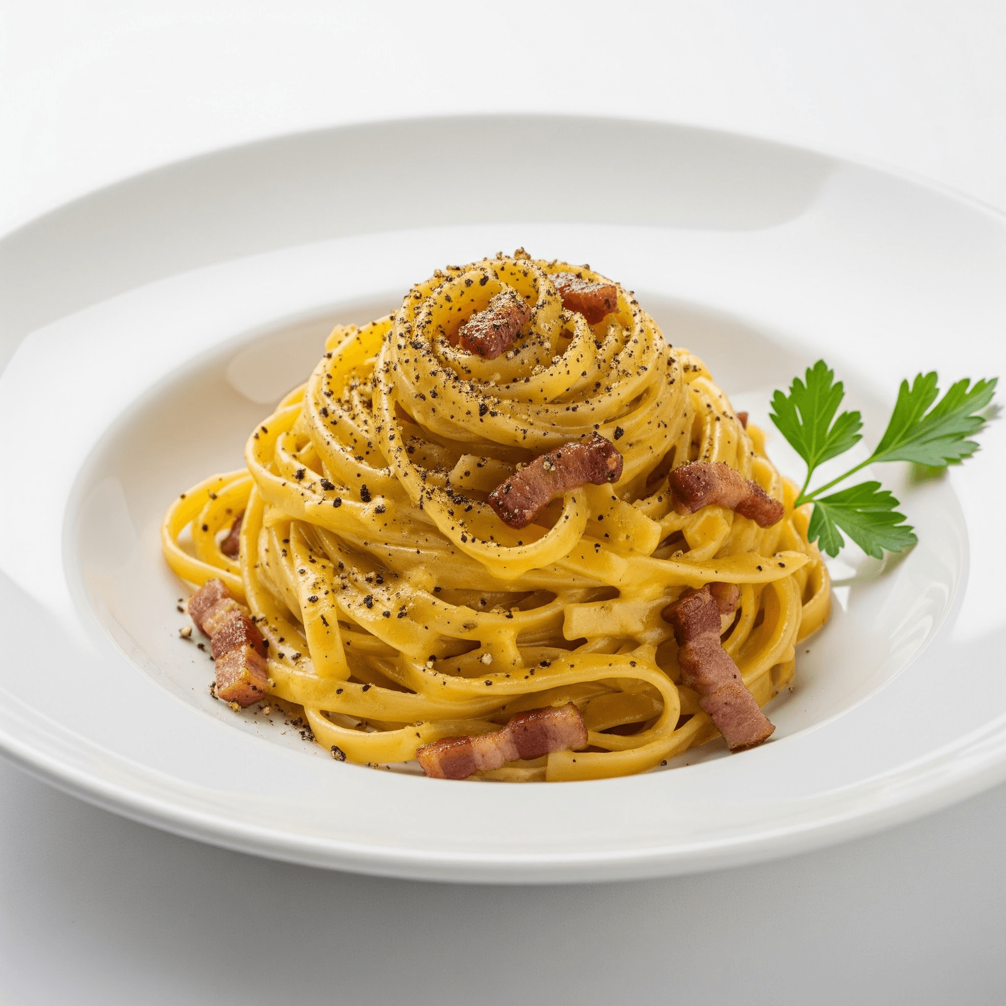 Tagliatelle Au Carbonara
