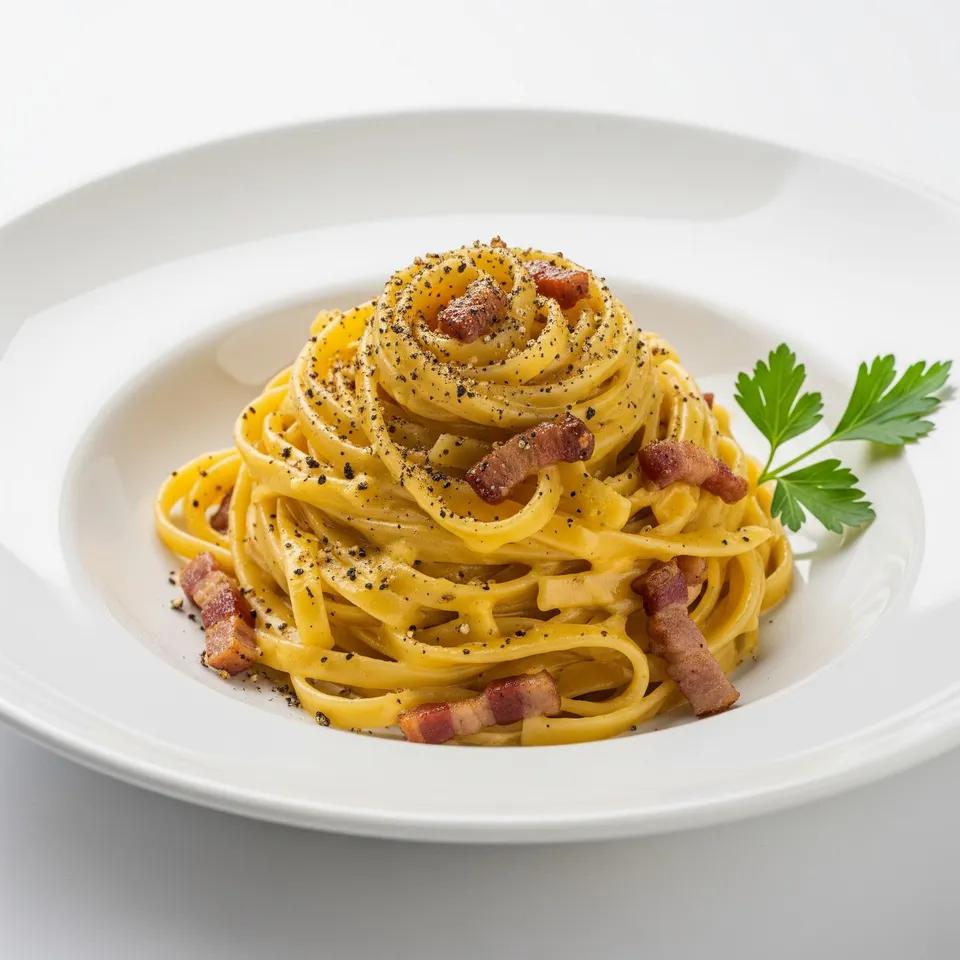 Tagliatelle Au Carbonara