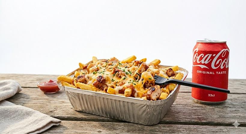 Frites Poulet + canette