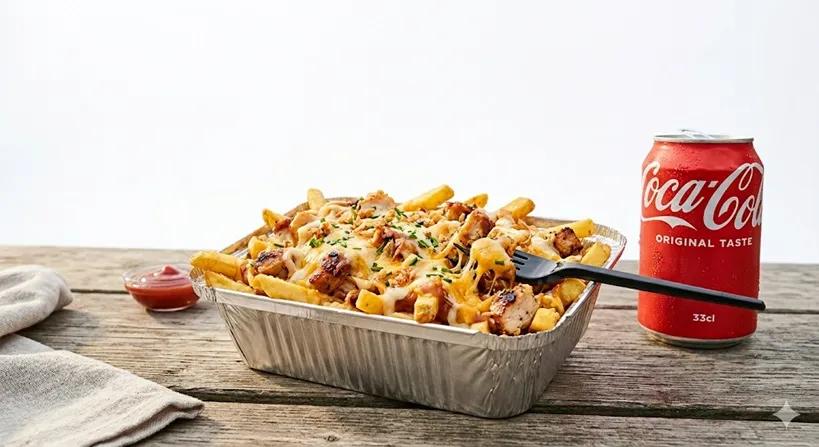 Frites Poulet + canette