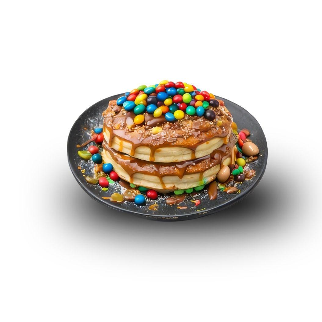 Pancake nutella m&m's