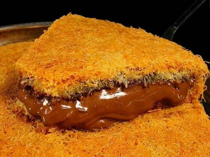 كنافة بالشوكولا / Kunafe Au Chocolat