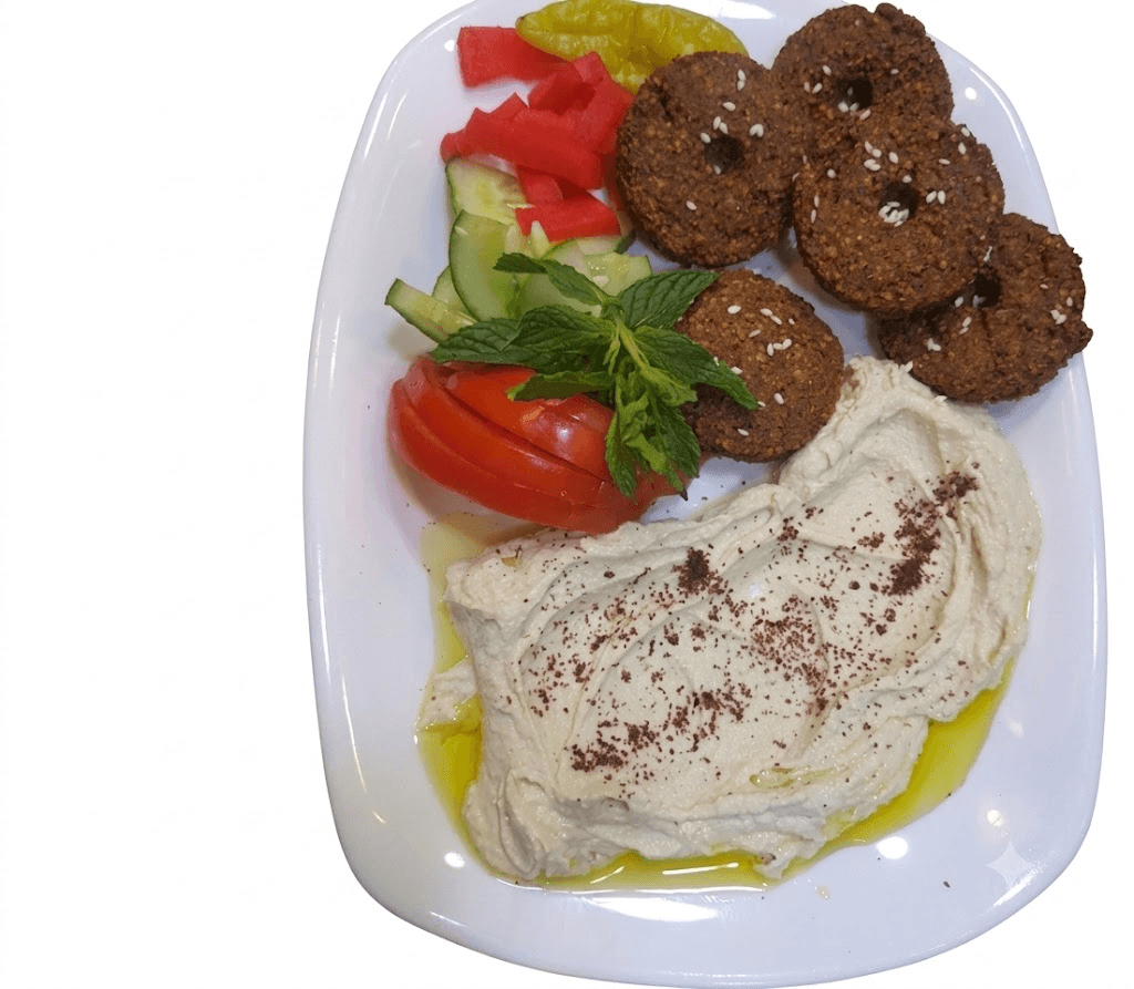 falafel maa Humos