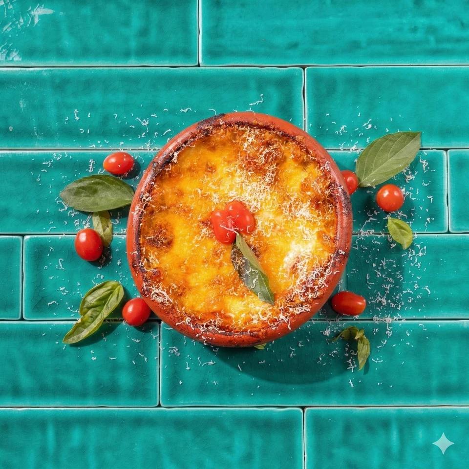 Lasagne dans son ramequin (فخّار)
