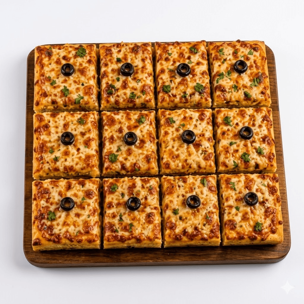 12 Tranches Pizza Carré