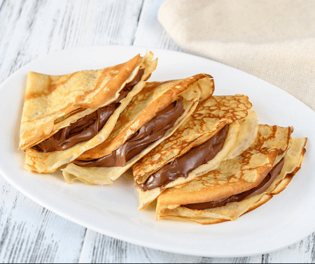 Crêpes Ou Pancakes Nutella/Kinder/Lotus/Oreo