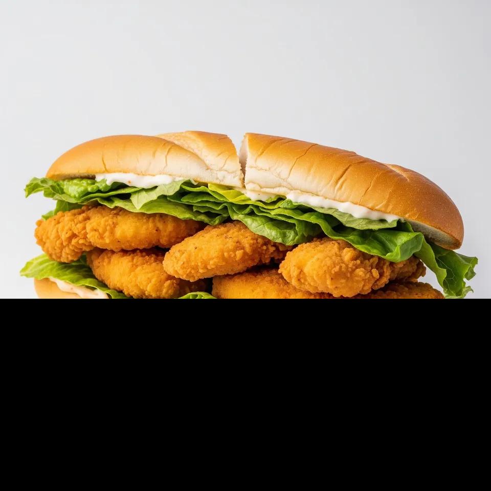 Sandwich Tenders Gratiné