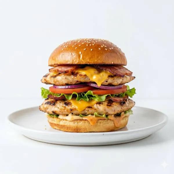 Double Chicken Burger