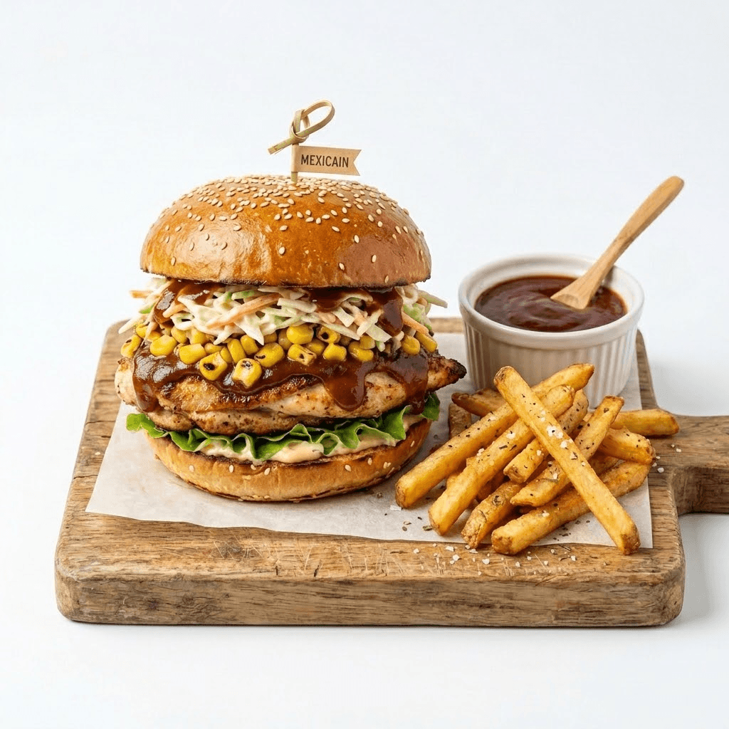 Burger Poulet mexicain