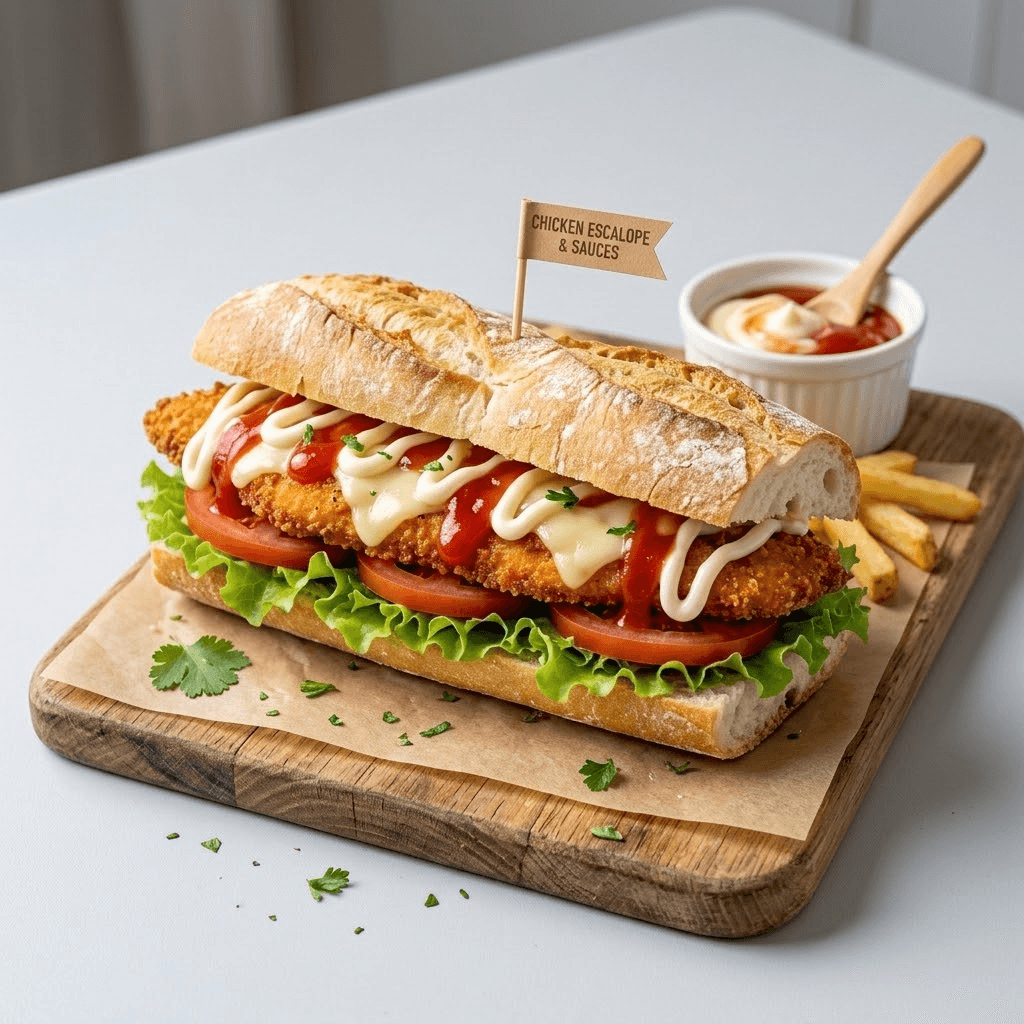 Sandwich Escalope de poulet